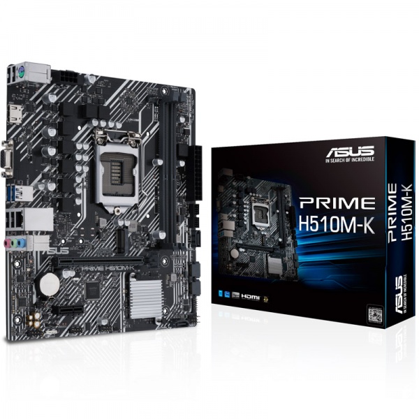 ASUS PRIME H510M-K Intel H510 Mainboard - Socket 1200