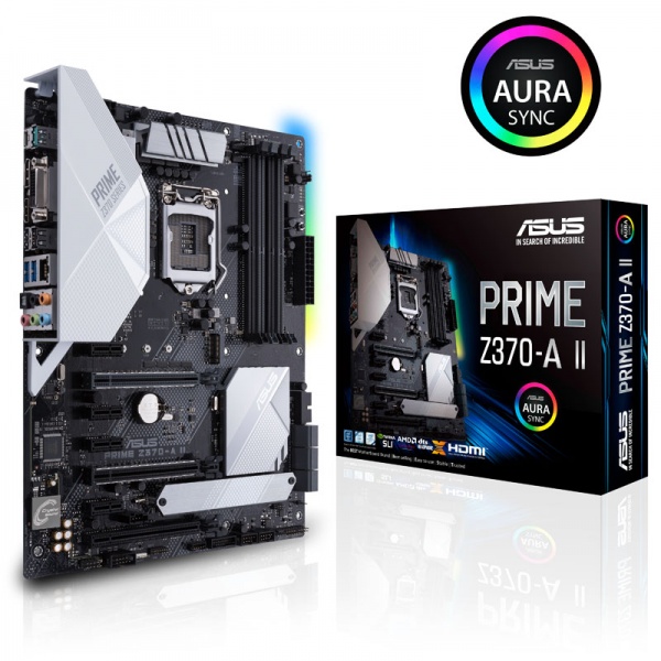ASUS PRIME Z370-A II, Intel Z370 Motherboard - Socket 1151