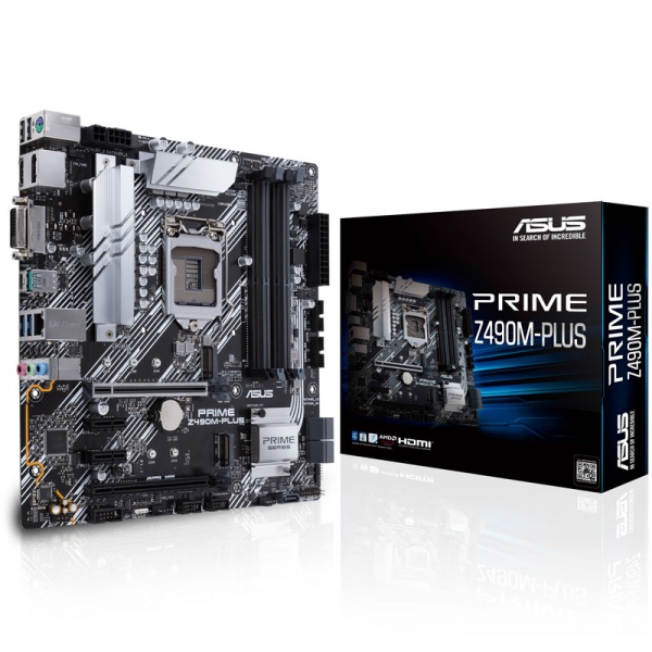 ASUS PRIME Z490M-PLUS, Intel Z490 mainboard - socket 1200