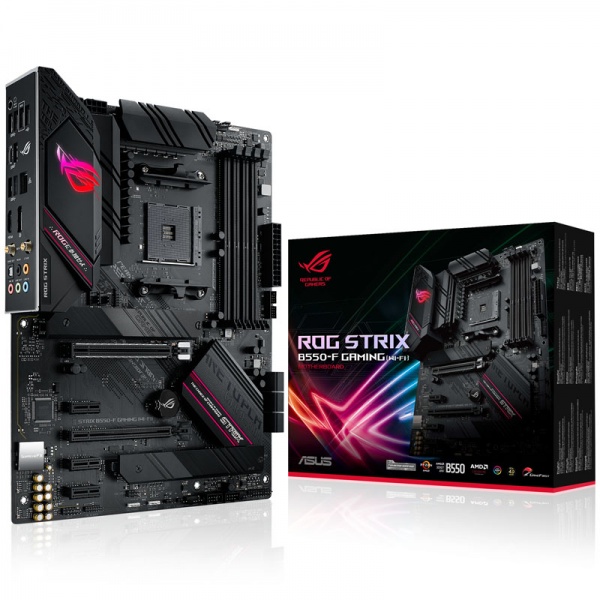 ASUS ROG STRIX B550-F Gaming (Wi-Fi), AMD B550 motherboard - socket AM4  [MBAS-507] from WatercoolingUK | ATX-Mainboards