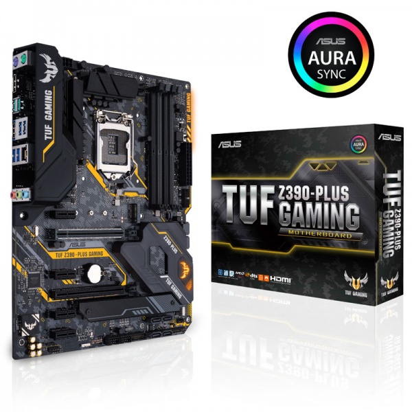 ASUS TUF Z390-PLUS Gaming, Intel Z390 Motherboard - Socket 1151