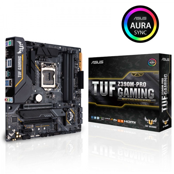 ASUS TUF Z390M-PRO Gaming, Intel Z390 Motherboard - Socket 1151