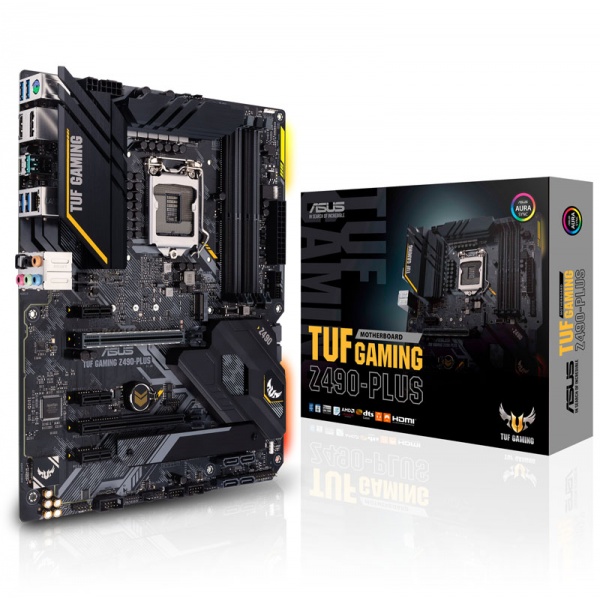 ASUS TUF Z490-PLUS Gaming, Intel Z490 mainboard - socket 1200