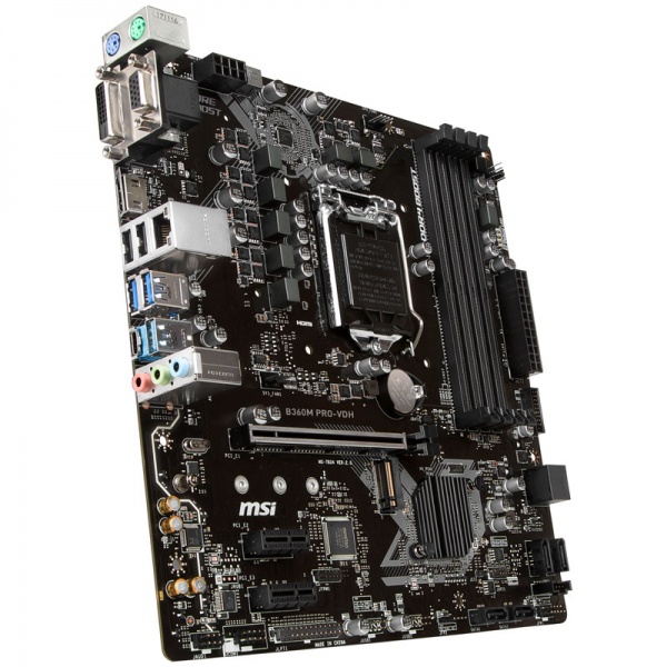 MSI B360M Pro-VDH, Intel B360 Motherboard - Socket 1151