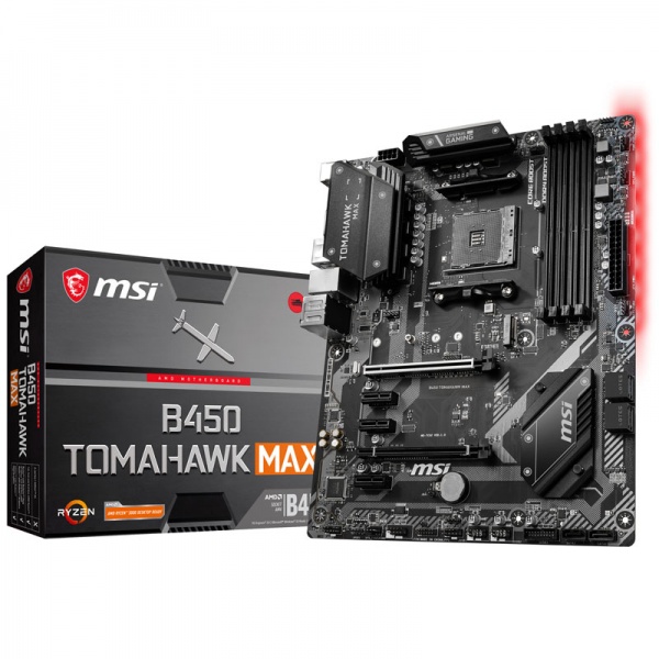MSI B450 Tomahawk Max, AMD B450 motherboard, socket AM4