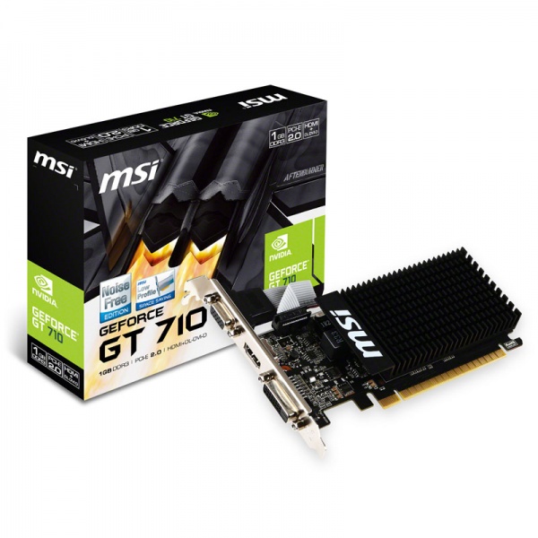 MSI GeForce GT 710 1GD3H LP, 1024MB DDR3, Low Profile