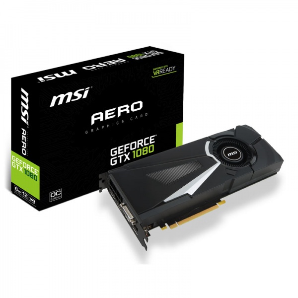 MSI GeForce GTX 1080 Aero 8G OC, 8192 MB GDDR5X