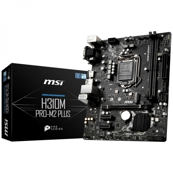MSI H310M Pro-M2 Plus, Intel H310 mainboard, socket 1151