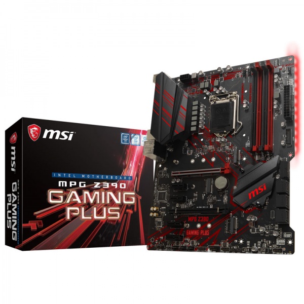 MSI MPG Z390 Gaming Plus, Intel Z390 Motherboard - Socket 1151