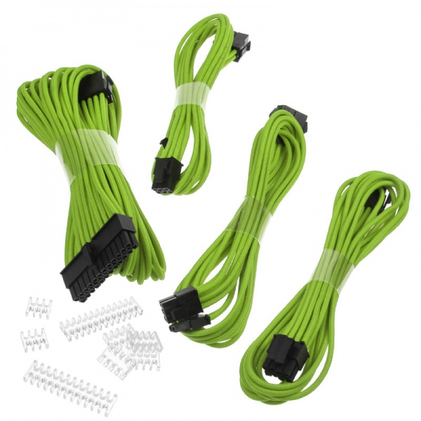 Phanteks extension cable set, 500 mm - green