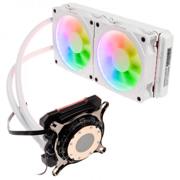 PHANTEKS Glacier One 240 MPH complete water cooling, D-RGB - white