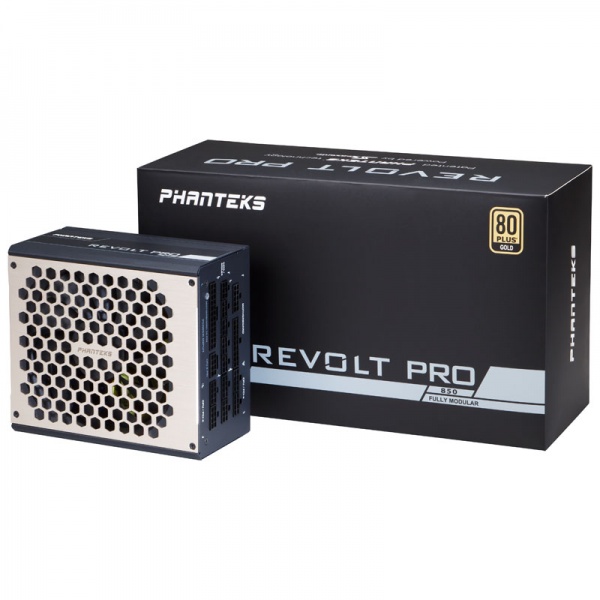 PHANTEKS Revolt Pro 80+ Gold Power Supply, Modular, Power Combo - 850 Watt