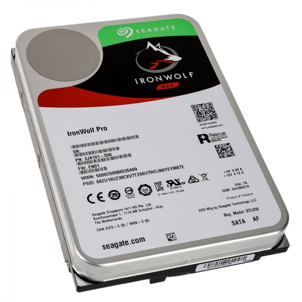Seagate IronWolf Pro HDD, SATA 6G, 7200 rpm, 3.5 inches - 10 TB