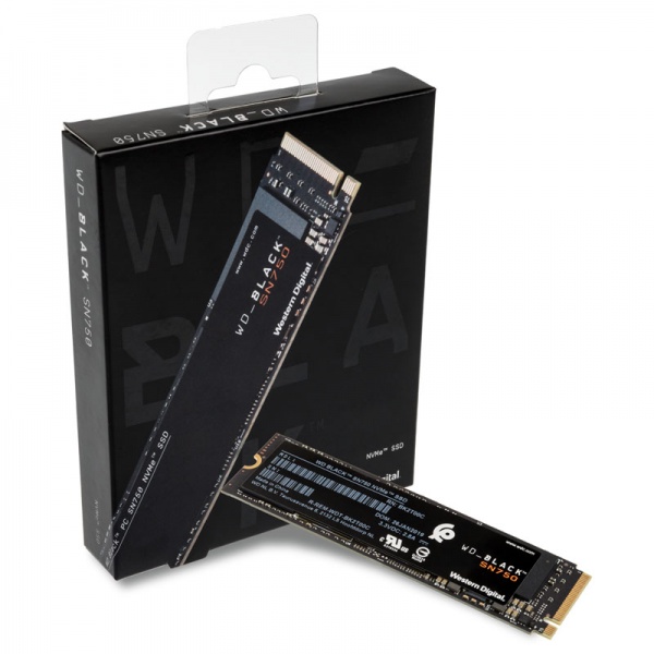 Western Digital Black SN750 NVMe M.2 SSD, PCIe M.2 Type 2280 - 1 TB
