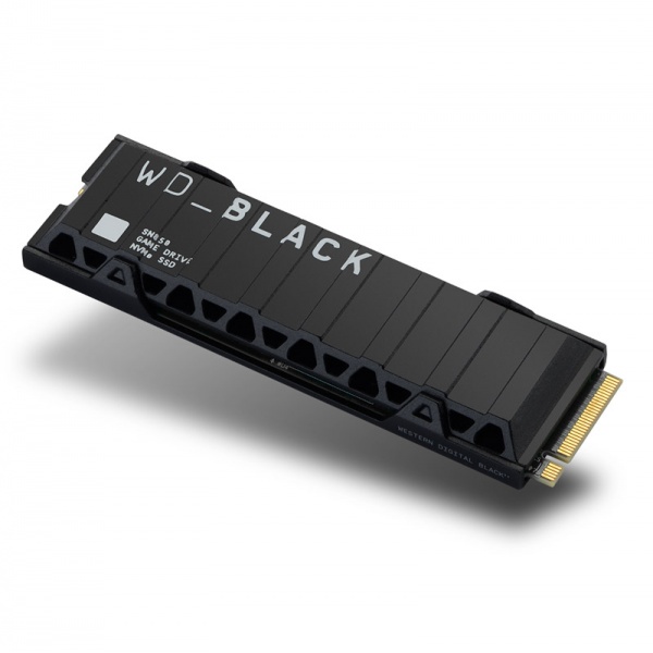 Western Digital Black SN850 NVMe M.2 SSD, PCIe 4.0 M.2 Type 2280 - 1 TB with heat sink