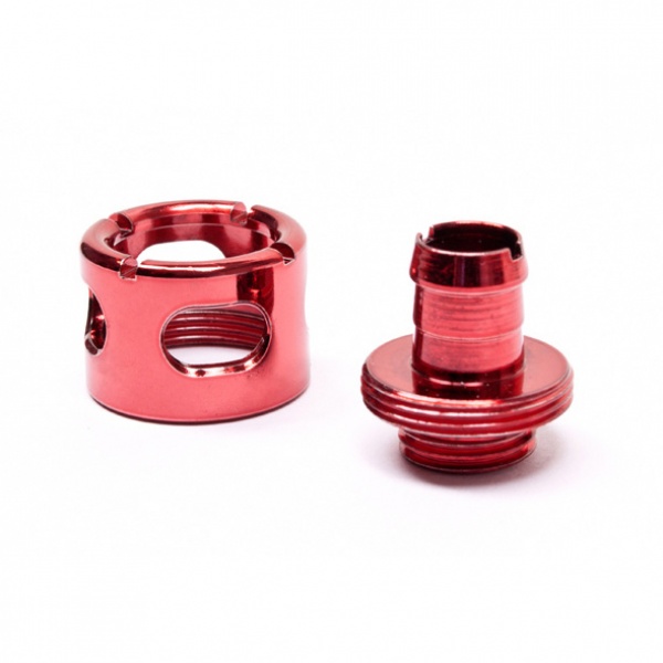 Monsoon 16/11mm (ID 7/16 OD 5/8) Free Center Compression Fitting - Red
