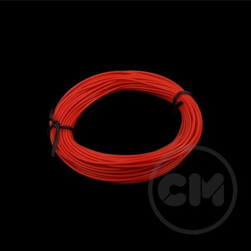 Cable Modders Insulated Copper Pc Cable Lead (18awg) 10m - Red
