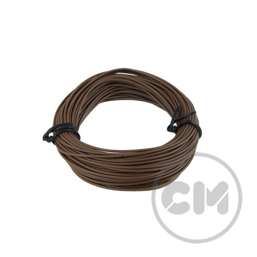 Cable Modders Insulated Copper Pc Cable Lead (18awg) 10m - Brown