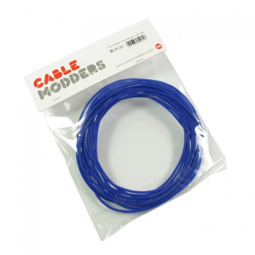UV Blue Cable Modders U-HD Retail Pack Braid Sleeving - 2.5mm x 5 meters