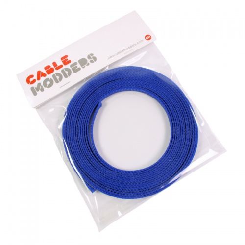 UV Blue Cable Modders U-HD Retail Pack Braid Sleeving - 10mm x 5 meters