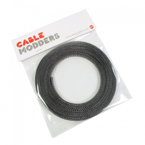 Carbon Fiber Cable Modders U-HD Retail Pack Braid Sleeving - 12mm x 5 meters