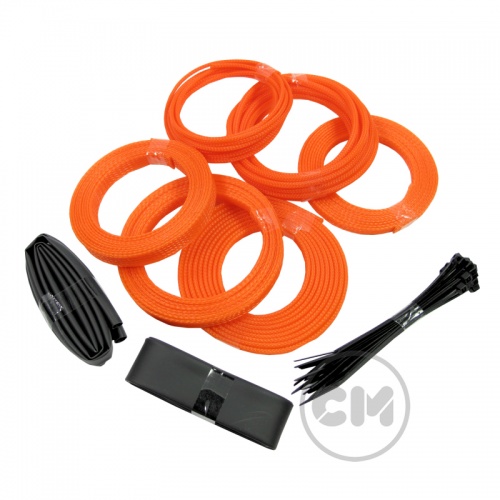 Orange Cable Modders (U-HD) High Density Braid Sleeving Kit - Medium
