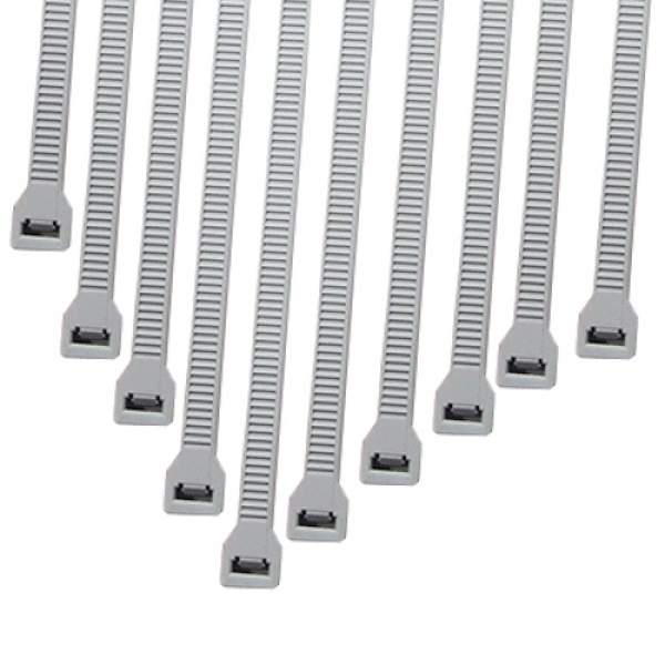 Cable Modders 2.4 x 100mm Cable Ties 10 Pack - Grey