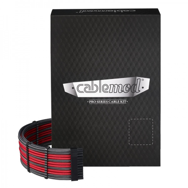 CableMod PRO ModMesh C-Series AXi, HXi and RM Cable Kit - carbon / red