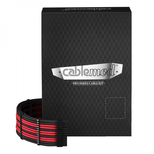 CableMod PRO ModMesh C-Series RMi and RMx Cable Kit - Black / Red
