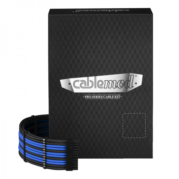 CableMod PRO ModMesh RT-Series ASUS ROG / Seasonic Cable Kits - Black / Blue