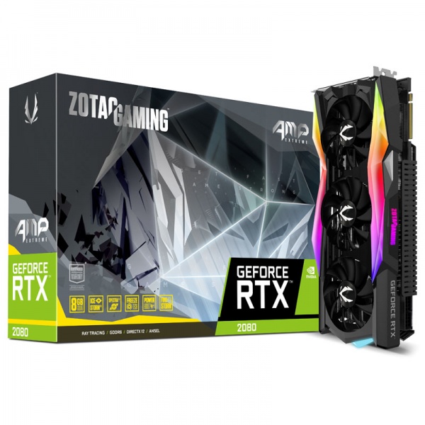 ZOTAC GAMING GeForce RTX 2080 AMP! Extreme Edition, 8192 MB GDDR6