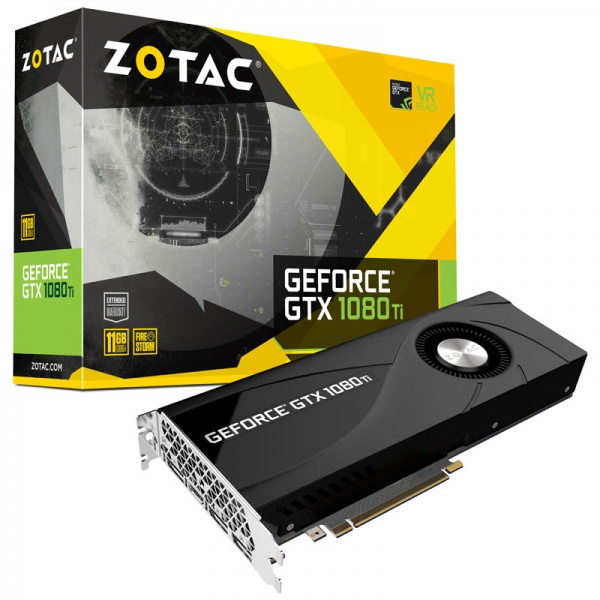 ZOTAC GeForce GTX 1080 Ti Blower, 11264 MB GDDR5X