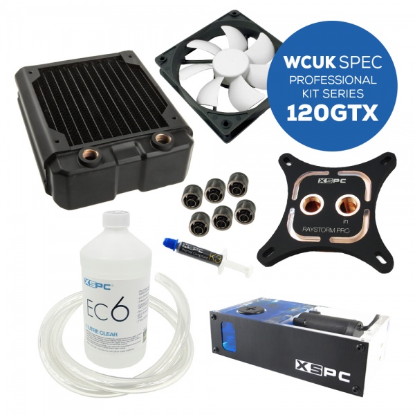 WCUK Spec 120GTX PRO - Black Ice Professional Watercooling Kit - Starter