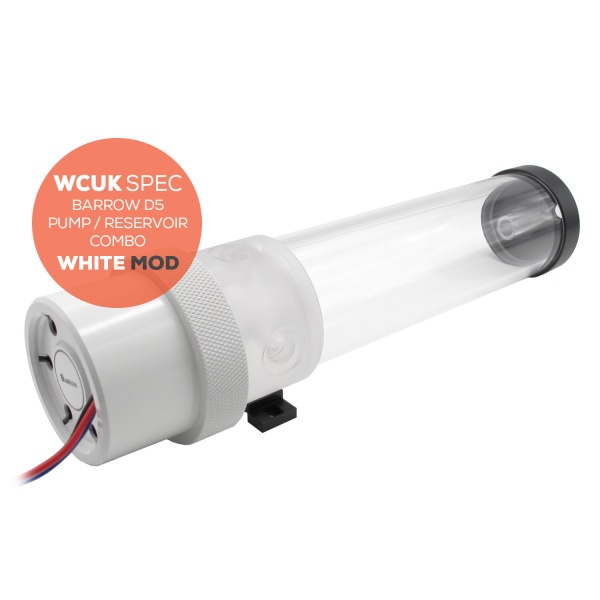 WCUK Spec - Barrow D5 Vario Pump / 210mm Reservoir - White