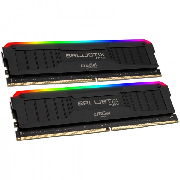 Crucial Ballistix Max RGB black, DDR4-4000, CL18 - 32 GB dual kit