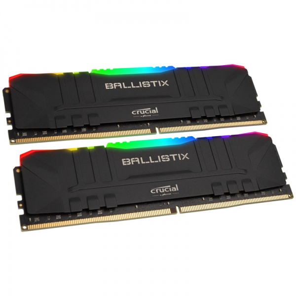 Crucial Ballistix RGB black, DDR4-3200, CL16 - 32 GB dual kit