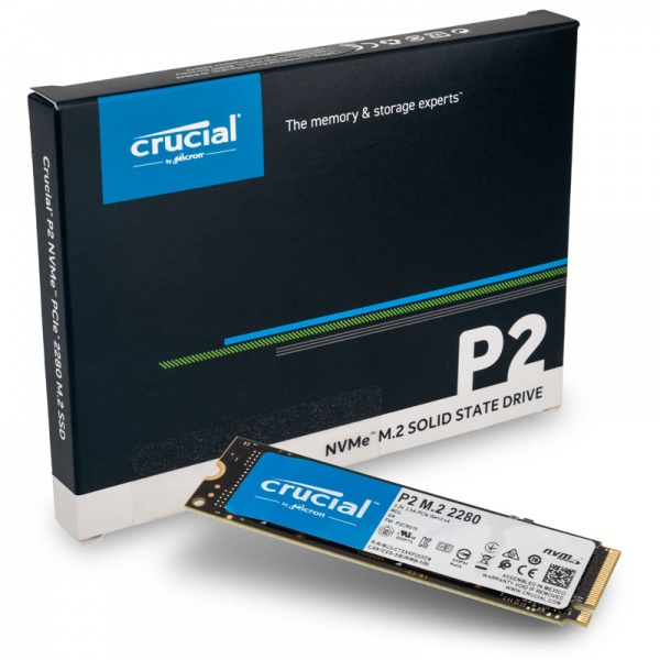 Crucial P2 NVMe SSD, PCIe M.2 Type 2280 - 1 TB