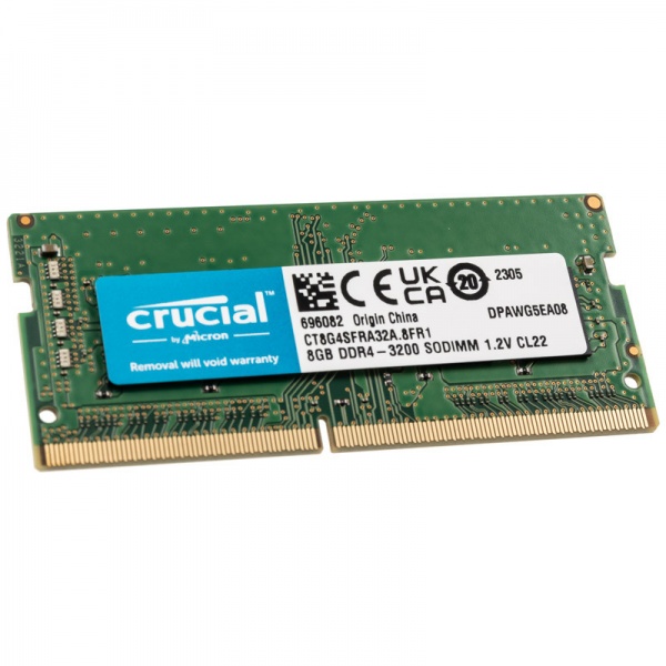 Crucial SO-DIMM, DDR4-3200, CL22 - 8GB