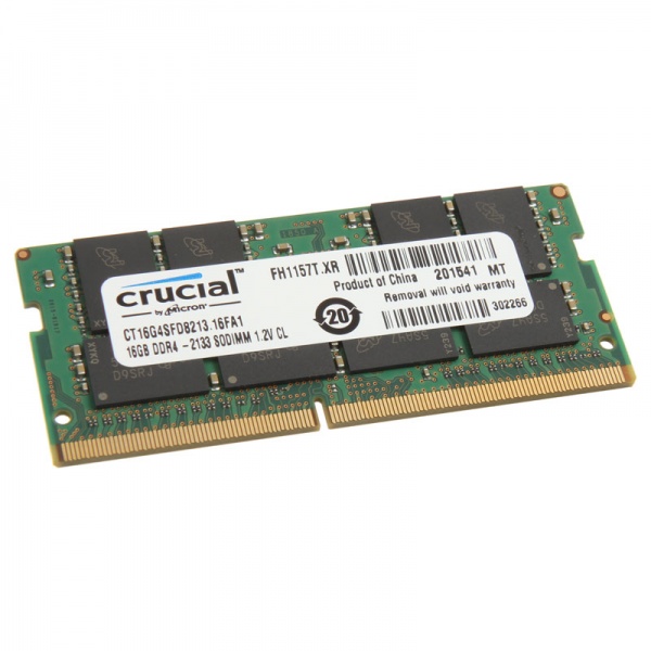 crucial Value Series SO-DIMM, DDR4-2133, CL15 - 16 GB
