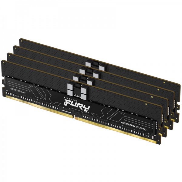 Kingston Fury Renegade Pro, DDR5-5600, CL36, Intel XMP 3.0, ECC reg. - 128GB Quad Kit