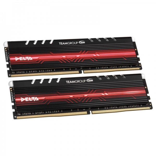 Team Group  Delta Series rote LED, DDR4-3000, CL16 - 16 GB Kit