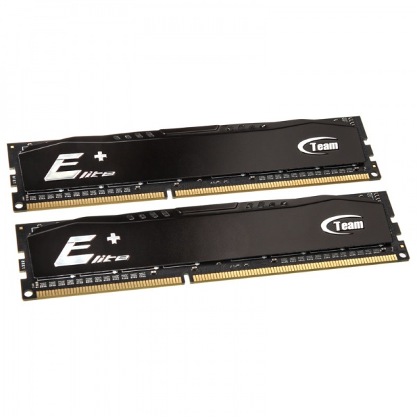 Team Group Elite Plus Series, black, DDR3-1600, CL11 - 8 GB Kit