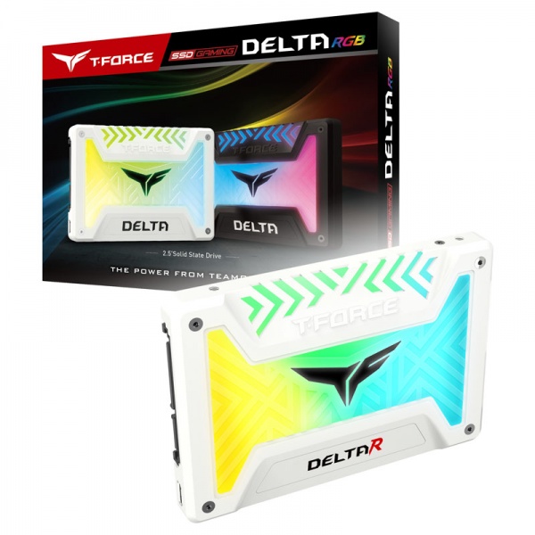 Team Group T-Force Delta R 2.5 Inch SSD, SATA 6G - 500 GB - White