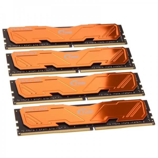 Team Group Vulcan Series Orange, DDR4-3000, CL16 - 16 GB Kit