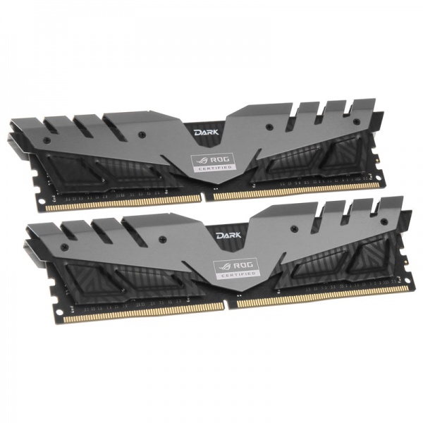 Teamgroup T-Force Dark ROG gray, DDR4-3000, CL 16 - 16 GB Dual-Kit
