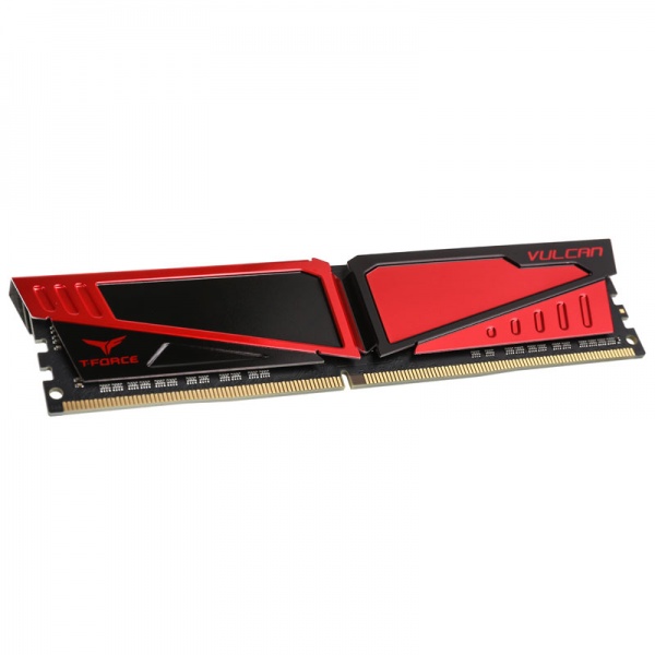 Teamgroup T-Force Vulcan Series red, DDR4-2400, CL15 - 16 GB