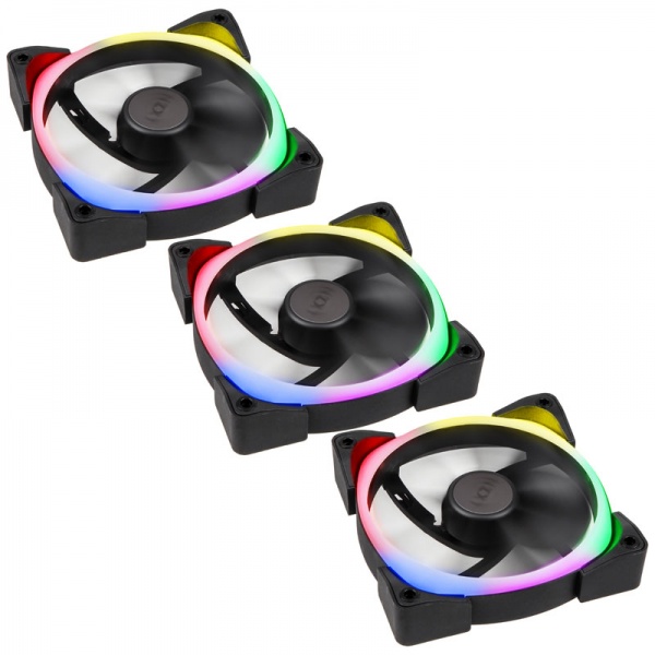 NZXT Aer, RGB LED Fan Triple Pack - 120mm