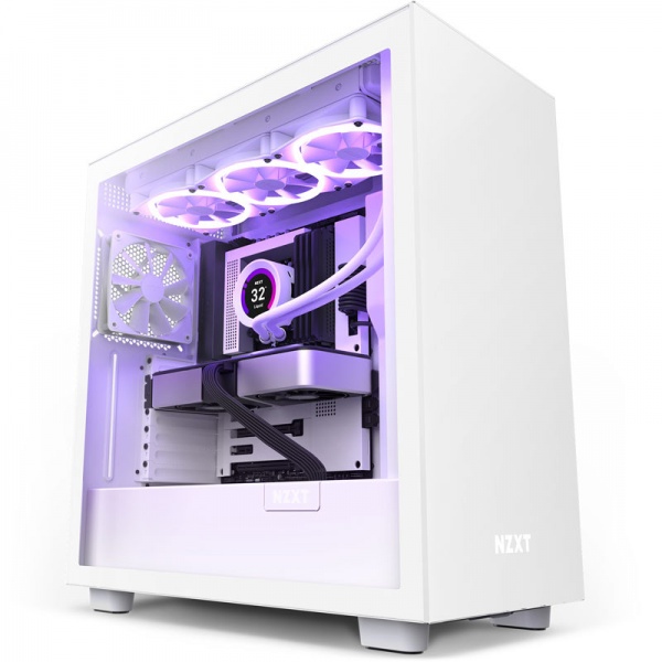 NZXT H7 White Mid Tower Case