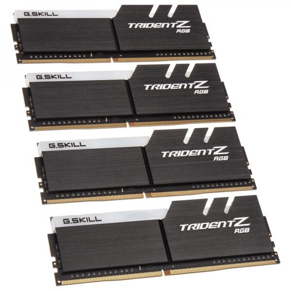 G.Skill Trident Z RGB Series, DDR4-3000, CL 14 - 32 GB Quad-Kit