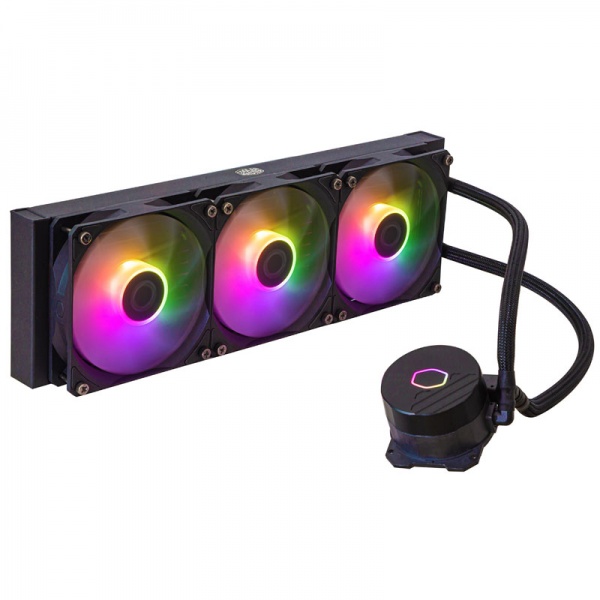 Cool master MasterLiquid 360L Core ARGB complete water cooling system - black